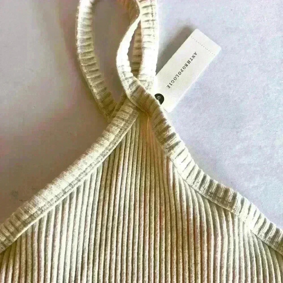 NWT! Anthropologie Top Rated t. la Ribbed Halter Tank - Picture 6 of 9